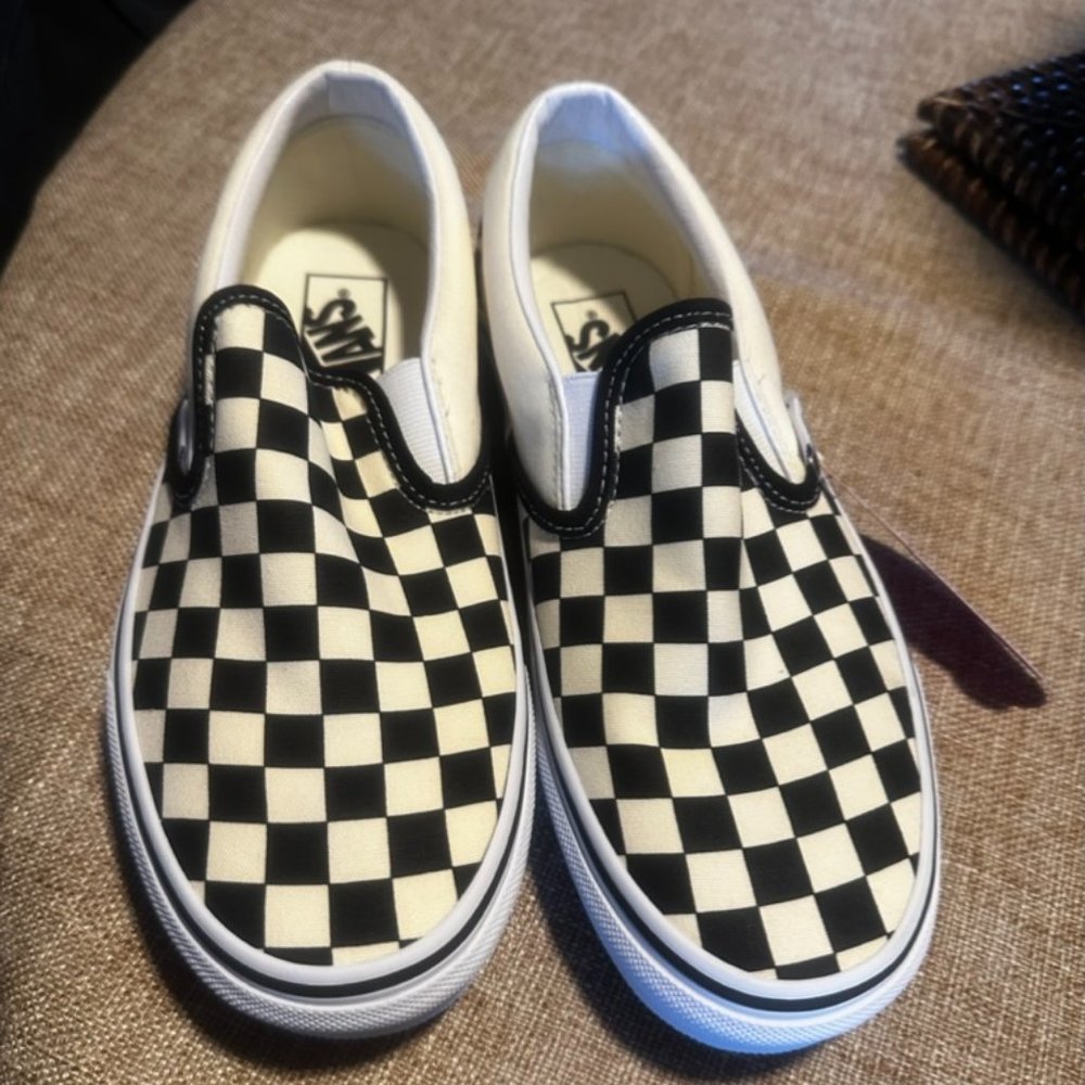 Checkered Slip-On Vans